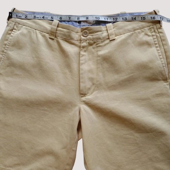 J Crew Shorts Mens 33 Denim Yellow Pockets Golf Vacation - Picture 4 of 12